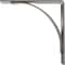 Ekena Millwork Morris Steel Bracket, Hammered Silver 3"W x 12"D x 12"H BKTM03X12X12MOHSV - alternate 8